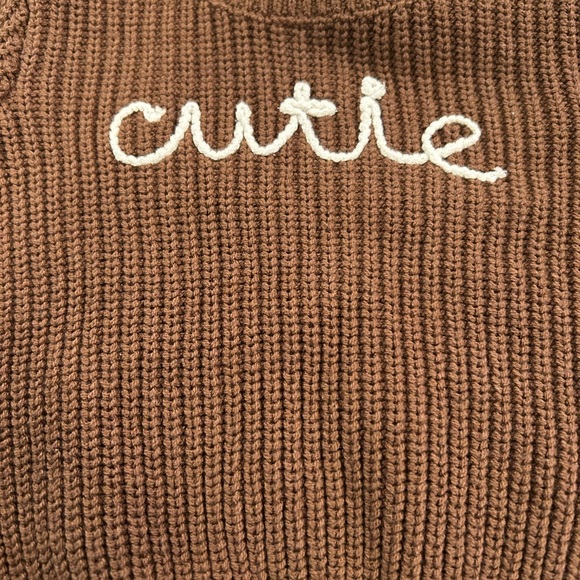 Grayson Mini Brown Sweater and Legging Set NWOT 3-6 months - Picture 7 of 11